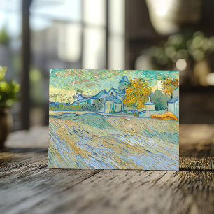 Cartão Postal Visão da Igreja do Santo Paulo Van Gogh