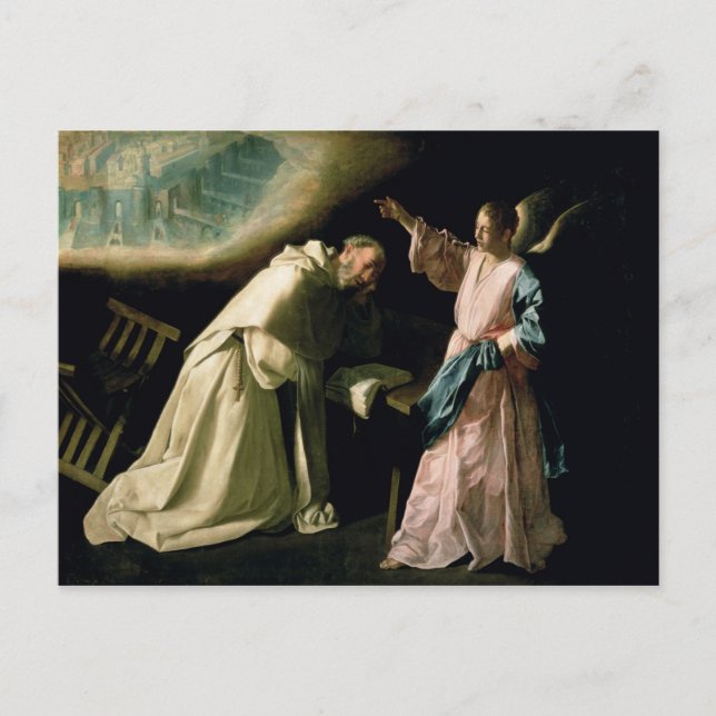 Cartão Postal Visão da Rua. Peter Nolasco, 1629 (Frente)