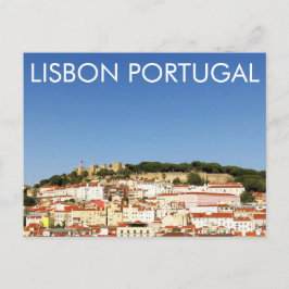 Cartão Postal Visão de Lisboa Portugal Alfama