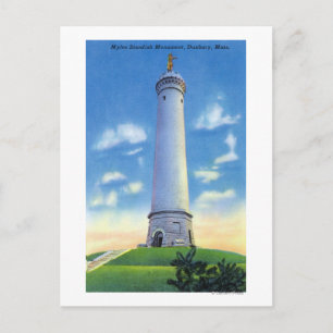 Cartão Postal Visão de Myles Standish Monument