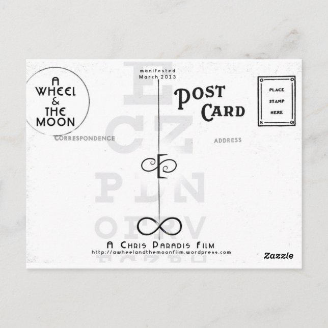 CARTÃO POSTAL VISÃO DE RODAS DE NORMAN (Verso)