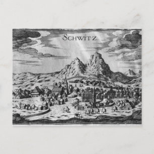 Cartão Postal Visão de Schwyz