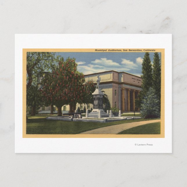 Cartão Postal Visão do Auditório Municipal (Frente)