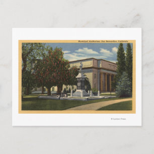 Cartão Postal Visão do Auditório Municipal