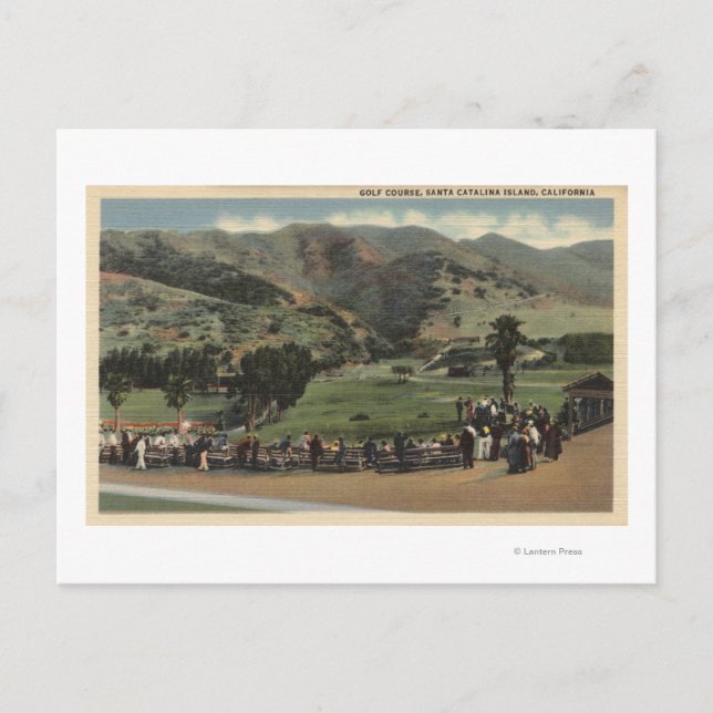 Cartão Postal Visão do Curso Golfe (Frente)