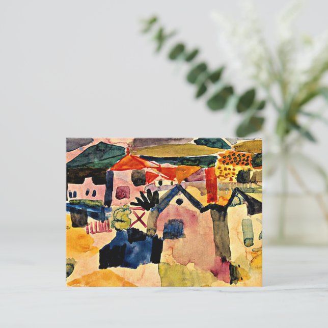 Cartão Postal Visão do Santo Germain, Paul Klee, (Em pé/Frente)