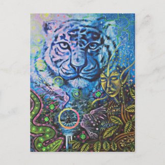 Cartão Postal Visão do tigre