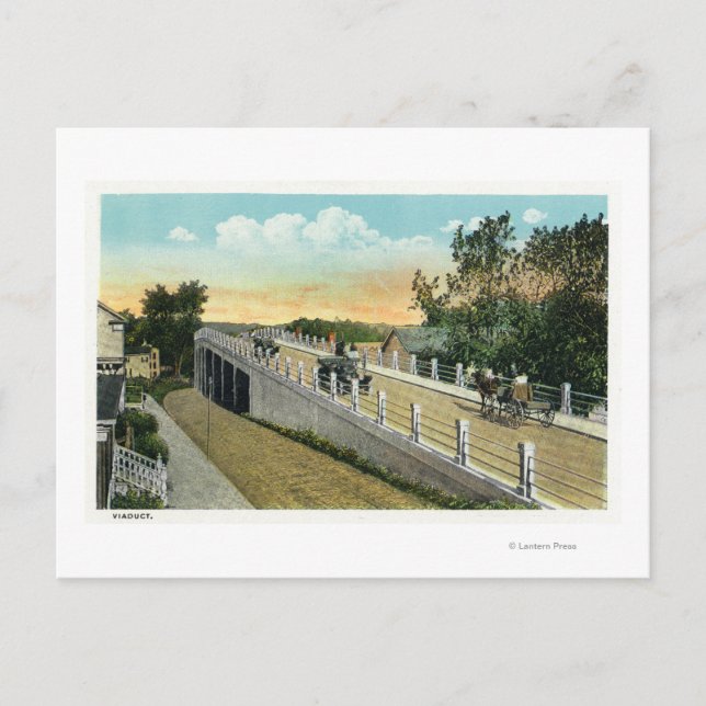 Cartão Postal Visão do Viaduto (Frente)