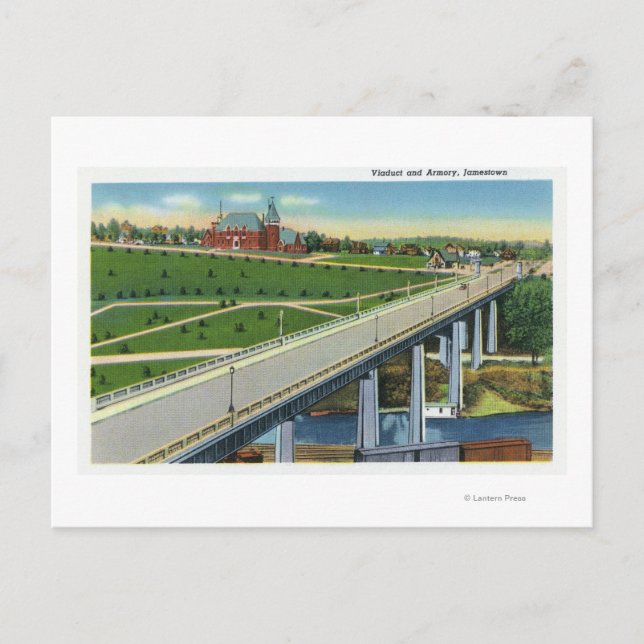 Cartão Postal Visão do Viaduto e Exterior do Armário (Frente)