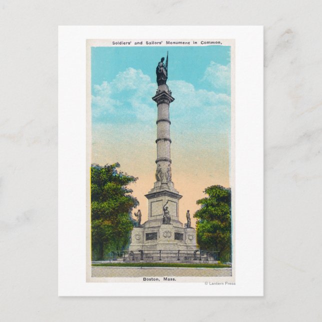 Cartão Postal Visão dos Soldados e Marinheiros (Frente)