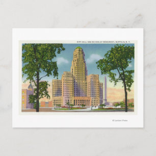 Cartão Postal Visão Exterior da Câmara Municipal e do McKinley