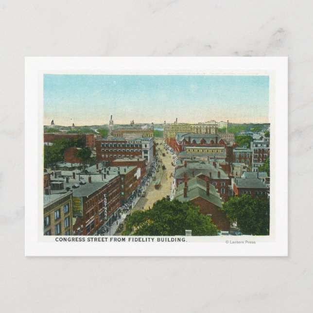 Cartão Postal Visão Exterior da Casa de Longfellow (Frente)