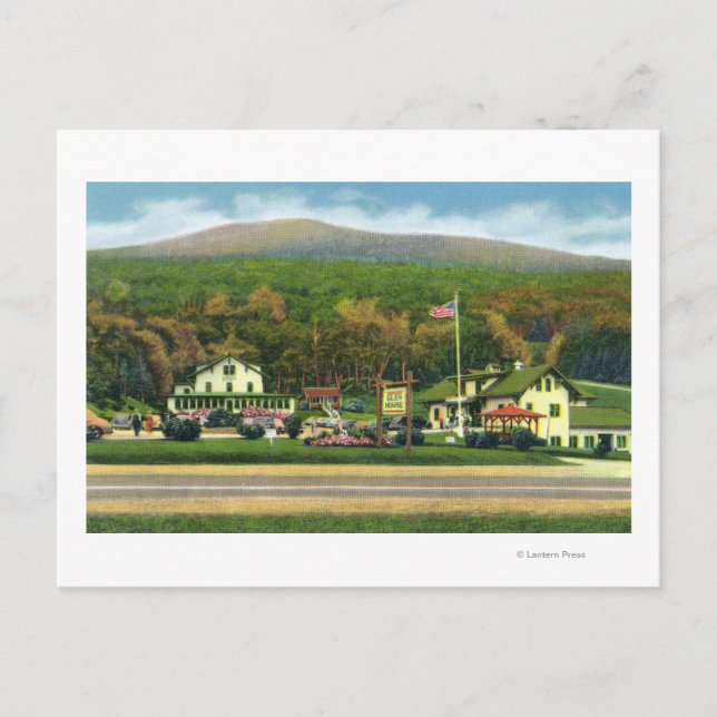 Cartão Postal Visão Exterior da Casa Glen (Frente)