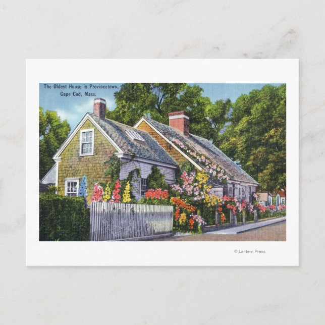 Cartão Postal Visão Exterior da Casa Mais Velha da Cidade (Frente)