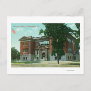 Cartão Postal Visão Exterior da Escola Gramática 3