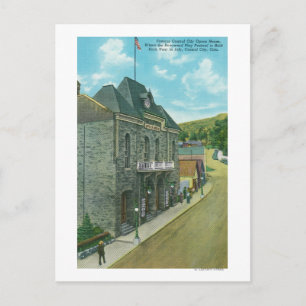 Cartão Postal Visão Exterior da Ópera Famosa