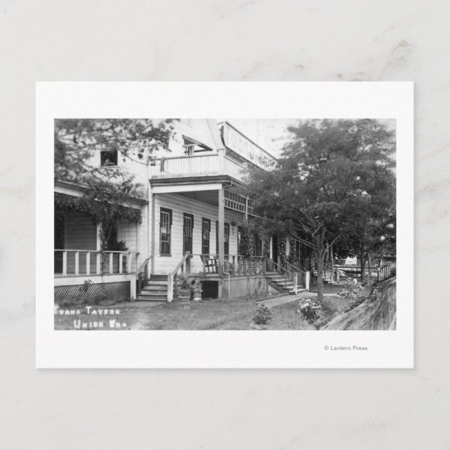 Cartão Postal Visão Exterior de Twana Tavern (Frente)