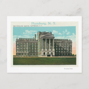 Cartão Postal Visão Exterior do Hospital do Novo Médico