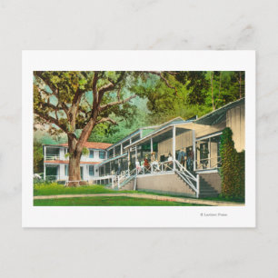 Cartão Postal Visão Exterior do Hotel Geysers, Participantes