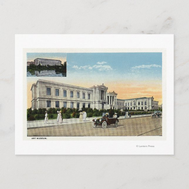 Cartão Postal Visão Exterior do Museu de Arte nº 2 (Frente)