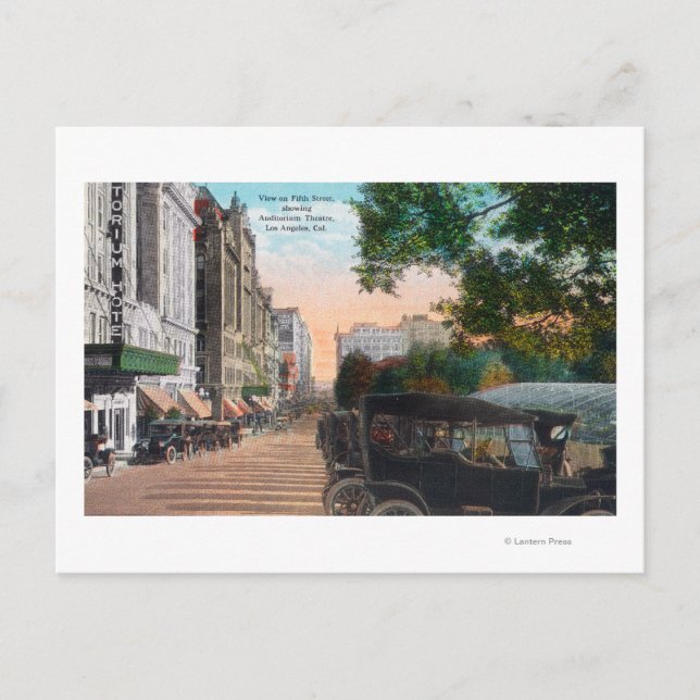 Cartão Postal Visão Exterior do Teatro de Auditório em 5 (Frente)