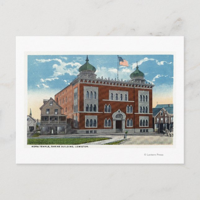 Cartão Postal Visão Exterior do Templo Kora, Shrine (Frente)