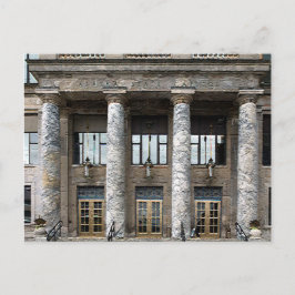 Cartão Postal Visão frontal do Capitólio Estadual do Alasca em J