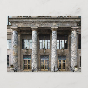 Cartão Postal Visão frontal do Capitólio Estadual do Alasca em J