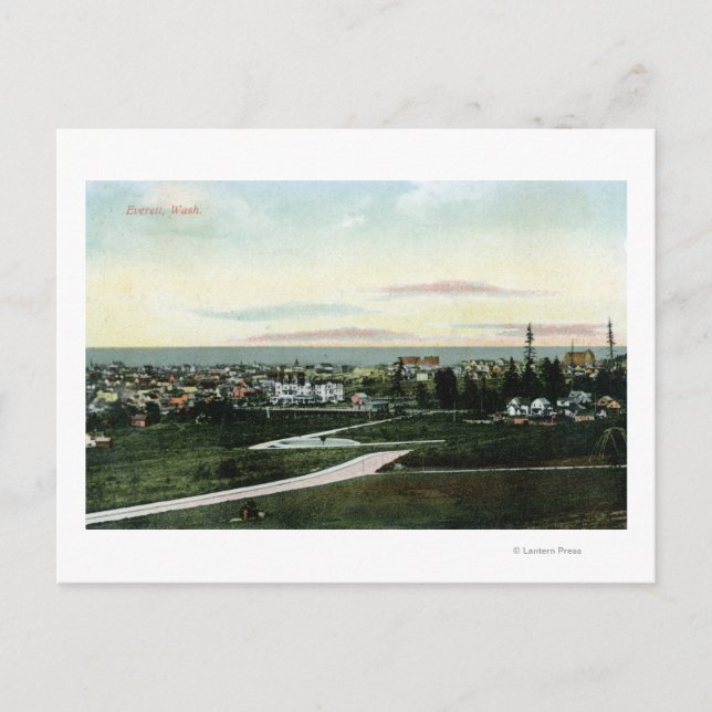 Cartão Postal Visão Geral da Cidade (Frente)