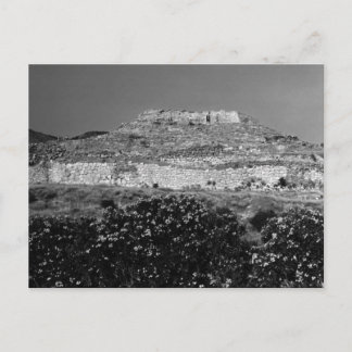 Cartão Postal Visão geral da Grécia Vintage Athens Mycenae acrop