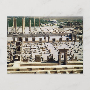 Cartão Postal Visão geral do palácio, Período Achemeniano