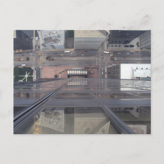 Cartão Postal Visão Incrível Torre Willis Olhando para Baixo