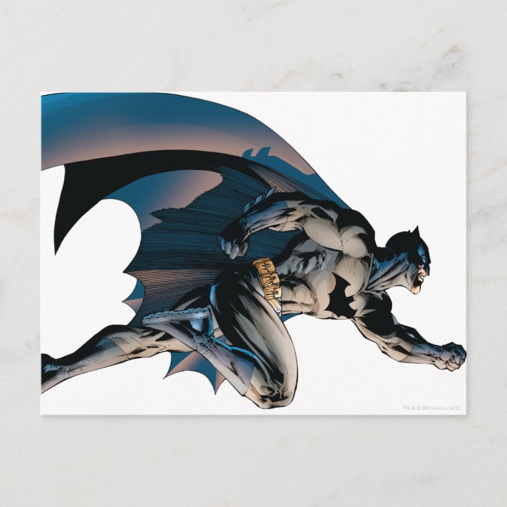 Cartão Postal Visão Lado do Batman Saltando | Zazzle Brasil