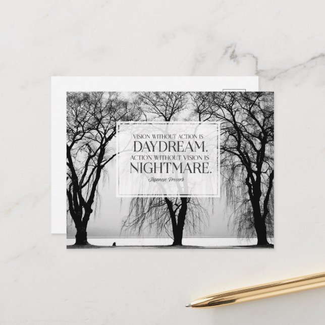 Cartão Postal Visão Sem Ação (Frente/Verso In Situ)