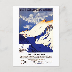 Cartão Postal Visitar a Checoslováquia