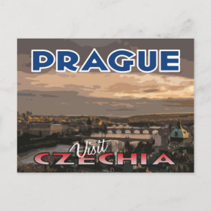 Cartão Postal Visitar... Praga, Tchecia