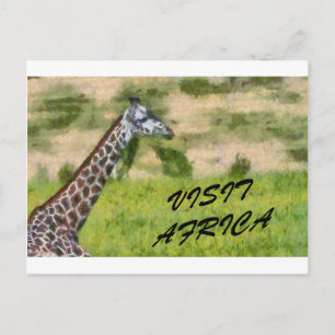 Cartão Postal Visite a África