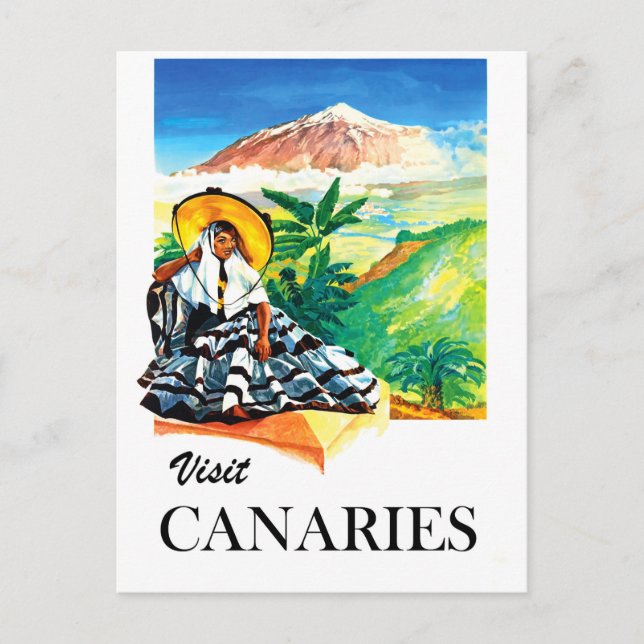 Cartão Postal Visite Canárias (Frente)