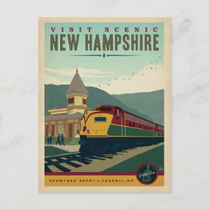 Cartão Postal Visite o Cênico de New Hampshire