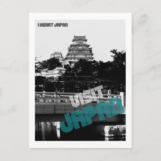 Cartão Postal Visite o Japão (Frente)