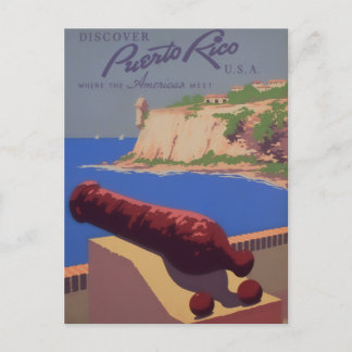 Cartão Postal Visite Porto Rico