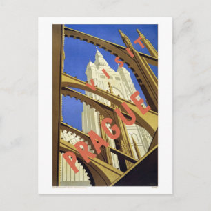 Cartão Postal Visite Praga República Checa