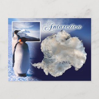 Cartão Postal Vista aérea da Antártica