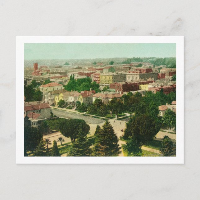 Cartão Postal Vista aérea da cidade (Frente)