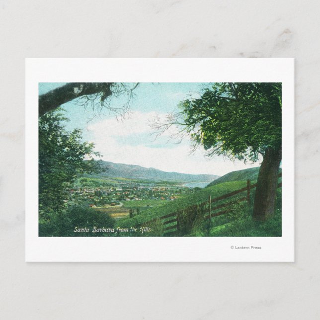 Cartão Postal Vista aérea da cidade das Colinas (Frente)