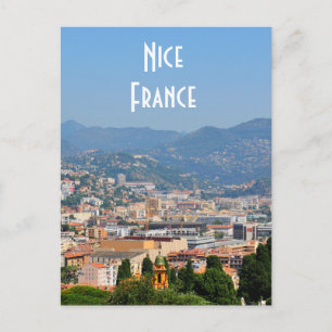 Cartão Postal Vista aérea da cidade de Nice em França
