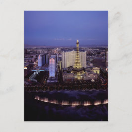 Cartão Postal Vista Aérea da Faixa de Las Vegas Cassino Cidade d
