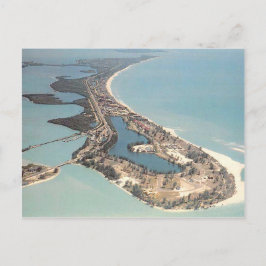 Cartão Postal Vista aérea da Gasparilla Island Boca Grande