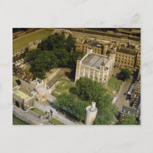 Cartão Postal Vista aérea da Torre de Londres, Inglaterra, Reino
