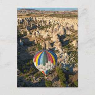 Cartão Postal Vista Aérea de Balões de Ar Quente, Capadócia